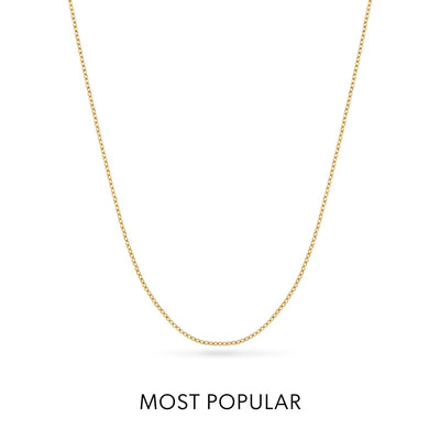 Floating Birthstone Locket Necklace (Gold)